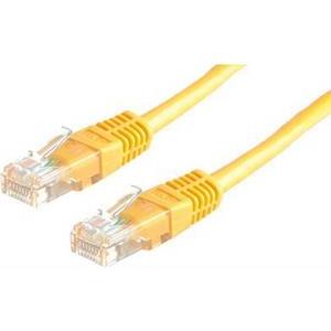 Kabel mrežni UTP, Cat. 6, 3m, CCA, 24AWG, Savitljivi, žuti