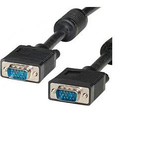 Roline HQ monitor kabel, HD15 M/M, 15m (feritna jezgra)