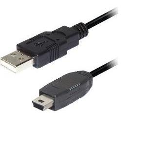 Transmedia USB A to 5 pin mini Kabel 1m