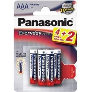 Baterija Panasonic LR03EPS/6BP Alkaline Everyday Power AAA, 6 kom