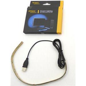 LED osvjetljenje ANTEC Accent Lighting, plavo, 6 lampica (370mm), kabel 1.3m, USB