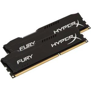 Memorija Kingston 8 GB Kit (2x4 GB) DDR3 1866 MHz HyperX Fury Black, HX318C10FBK2/8