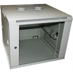 NaviaTech 602660601_BEZ, LAN Ormar zidni 6U, š=600 d=600 v=370mm, 19 SA Series single-section standing or wall-mounted cabinet, SPCC Steel, Removable side panels, front door 5MM tough glass, 10* M6 sc