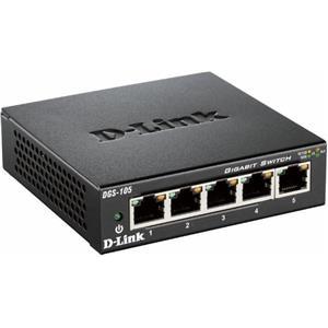 D-Link DGS-105 5-port 10/100/1000Mbps Gigabit Ethernet Switch
