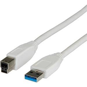 Roline VALUE USB3.0 kabel, Tip A-B, 3.0m, 11.99.8871