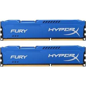 Memorija Kingston 8 GB Kit (2x4 GB) DDR3 1866 MHz HyperX Fury Blue, HX318C10FK2/8