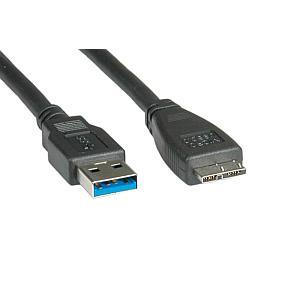 Roline USB3.0 kabel TIP A(M) - Micro USB A(M), 2.0m, 11.02.8874