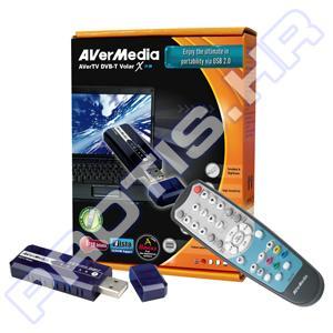 TV Tuner AverMedia AVerTV DVB-T Volar X, USB2.0 dongle