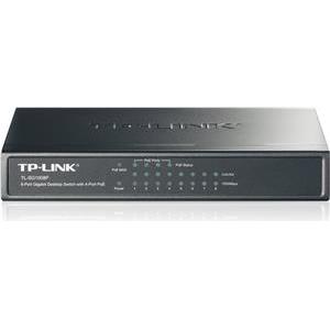 TP-Link TL-SG1008P 8-Port Gigabit Desktop PoE Switch, 8 Gigabit RJ45 ports including 4 PoE ports, steel case