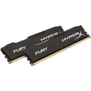 Memorija Kingston 16 GB DDR3 1866MHz HyperX Fury Black (2x8GB kit), HX318C10FBK2/16