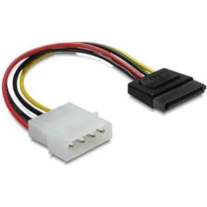 Kabel DELOCK, 4-pin Molex (M) na 15-pin SATA (M), 15cm, naponski, interni