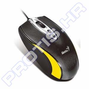 Miš Genius Navigator 335, USB, yellow, 1600dpi