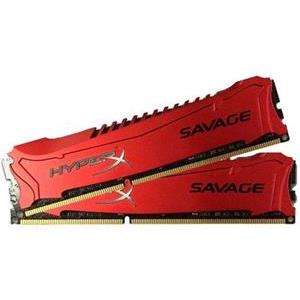 Memorija Kingston 16 GB Kit (2x8 GB) DDR3 1600 MHz HyperX Savage Red, HX316C9SRK2/16