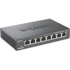 Switch D-Link DGS-108, 8-port 10/100/1000Mbps