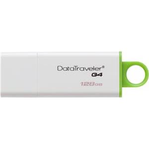 USB memorija Kingston 128GB USB 3.0 DataTraveler I G4, white/green