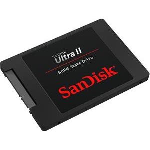 SSD SanDisk Ultra II 120GB, 2.5” 7mm, SATA 6 Gbit/s, Read/Write: 550 MB/s / 500 MB/s, Random Read/Write IOPS 81K/80K, retail, SDSSDHII-120G-G25