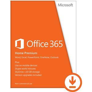 Elektronska licenca Microsoft Office 365 Home Premium 32-bit/x64bit, 6GQ-00092, svi jezici, godišnja pretplata za jednog korisnika (PC / MAC)