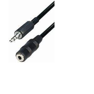 NaviaTec AUDIO-264, Connecting Cable, 3,5 mm stereo plug (f) to 3,5 mm stereo jack (m), 3m, stereo, shielded