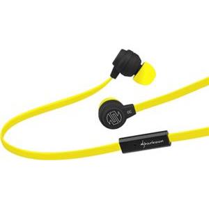 Slušalice SHARKOON Shark Zone EP10, in-ear s mikrofonom, žuto-crne