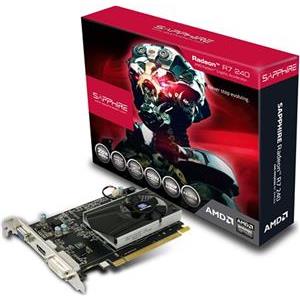 Grafička kartica Sapphire AMD Radeon R7 240 2G DDR3 PCI-E HDMI / DVI-D / VGA WITH BOOST, 730MHz (780MHz) / 900Hz, 128-bit, 1 slot active, , LITE