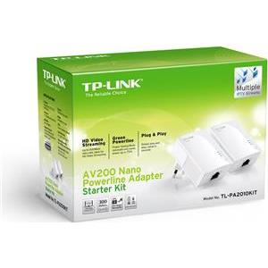 TP-Link TL-PA2010KIT Nano Powerline Mrežni Adapter 200Mbps, Homeplug AV, Duplo pakiranje