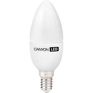 CANYON BE14FR3.3W230VW LED lamp, B38 shape, milky, E14, 3.3W, 220-240V, 150°, 250 lm, 2700K, Ra>80, 50000 h