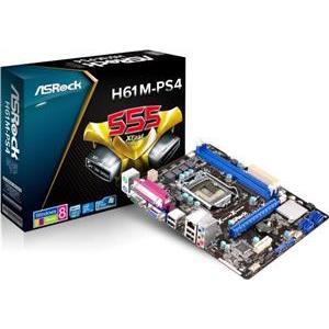 Matična ploča Asrock H61M-PS4 - 100% All Solid Capacitor design