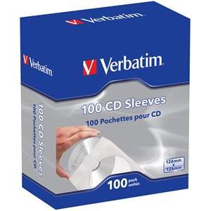 Verbatim CD/DVD papirnate košuljice (pakiranje 100 kom.)