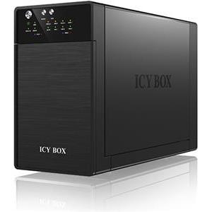 Eksterno kućište ICY BOX IB-RD3620SU3, 3.5'', RAID, SATA I II III, USB 3.0, eSATA, crno