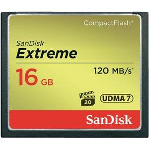 Memorijska kartica SanDisk 16GB Extreme Compact Flash (CF) 120MB/s, SDCFXS-016G-X46