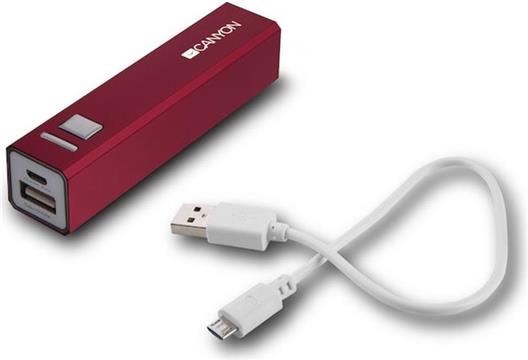 Canyon CNE-CSPB26R, red, 2600mAh