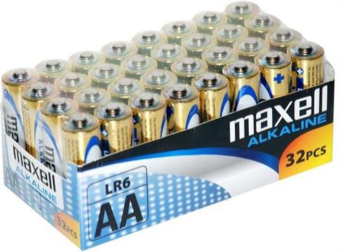 Baterija Maxell alkalna LR-6 AA, 32 kom