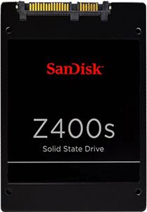 SanDisk Z400s 128GB SSD, 2.5” 7mm, SATA 6 Gbit/s, Read/Write: 546 MB/s / 182 MB/s, Random Read/Write IOPS 35.5K/43.3K, SD8SBAT-128G-1122
