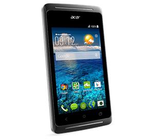 Mobitel Acer Liquid Z205, HM.HJLEE.004, 4" multitouch, DualCore MediaTek MT6572M 1.0GHz, 512GB RAM, 4GB Flash, Dual SIM, MicroSD, kamera, BT, Android 4.4, crni
