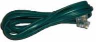 Telefonski kabel 2×RJ12, 1.5m, zeleni (bulk)