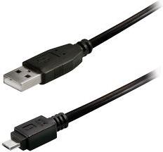 Transmedia USB typeA plug-Micro USB typeB 0,2m