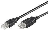 NaviaTec USB 3.0 A plug to A jack 5m Black