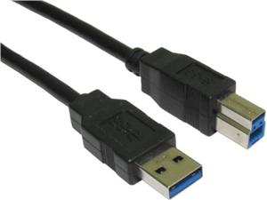 NaviaTec USB 3.0 A plug to B plug, 1m BLK