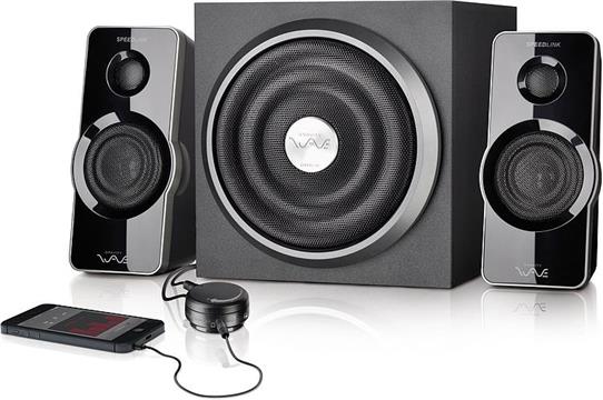 Zvučnici Speedlink GRAVITY WAVE X 2.1 Subwoofer System, crni