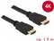 Kabel DELOCK, High Speed sa Ethernet- HDMI A (M) na HDMI A (M) 4K, 1.5m