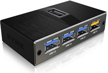 USB HUB ICY BOX IB-AC611, 4-portni 3.0, vanjski strujni adapter