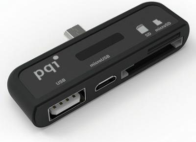 Čitač memorijskih kartica PQI, 4 in 1 ,Micro SD/SDHC/SDXC, micro USB, USB za OTG i Android uređaje (PQI Connect 209)