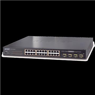 Planet 24P Gig High Power POE 4 SFP Mngd Switch (440W)