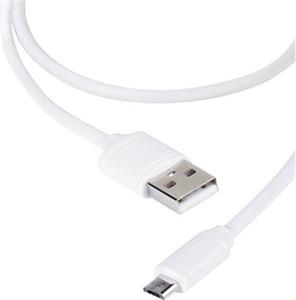 Kabel, USB A muški na USB B micro muški, 1.2 m, bijeli, Vivanco retail