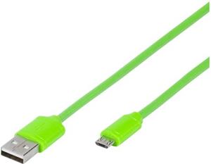 Kabel, USB A muški na USB B micro muški, 1m, zeleni, Vivanco bulk