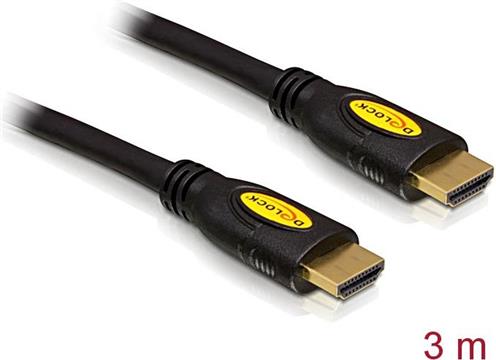 Kabel DELOCK, HDMI A (M) na HDMI A (M), High Speed sa Ethernet 4K, 3.0m