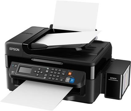 Multifunkcijski uređaj Epson L565, printer/scanner/copy/fax, Ink Tank System -> iznimno povoljan ispis, nova tehnologija, 5760 dpi, USB, LAN, WiFi