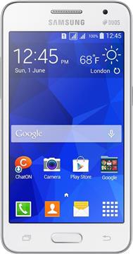 Mobitel Samsung Galaxy Core II G355H, 4.5'' multitouch, QuadCore 1.2Ghz, 768MB RAM, 4GB Flash, GPS, MicroSD, Dual SIM, kamera, BT, Android 4.4.2, bijeli