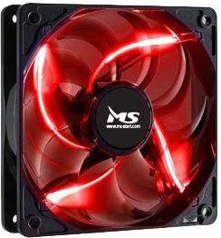 Ventilator MS PC Cool 120mm, crveni LED 
