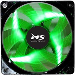Ventilator MS PC Cool 120mm, zeleni LED